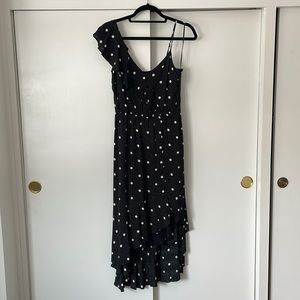 Nordstrom 1. State Black polka dot dress